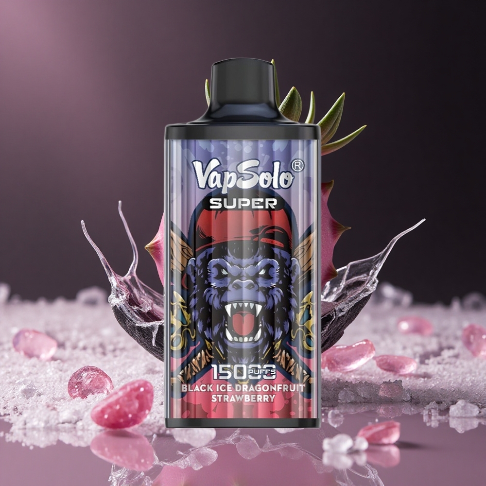 Vapsolo Super 15000 40ml דרקון שחור פירות יער תות