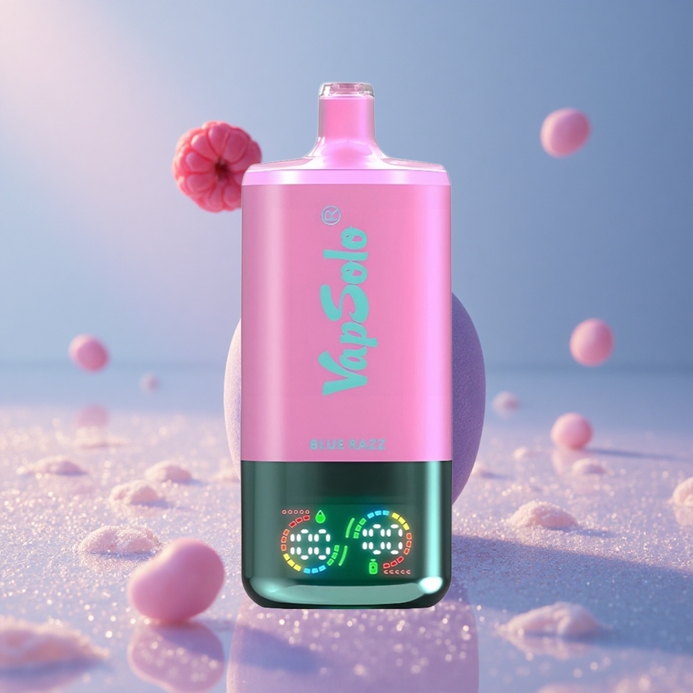 Vapsolo Triple 30000 Puffs דיספוזבל ופייפ בלו ראז 40ml