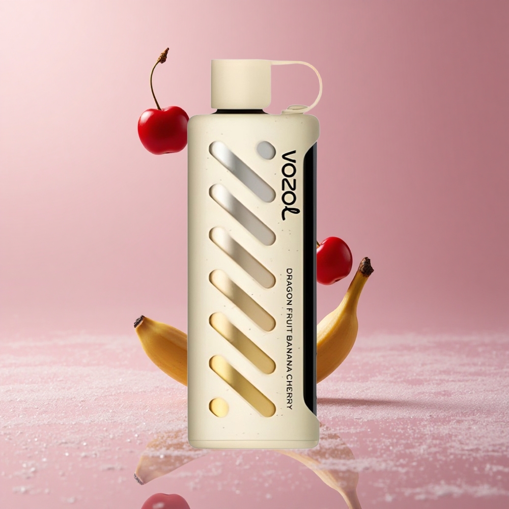 VOZOL Gear Shisha 25000 Puffs טעם פירות דרקון בננה דובדבן סוללה 1000mAh